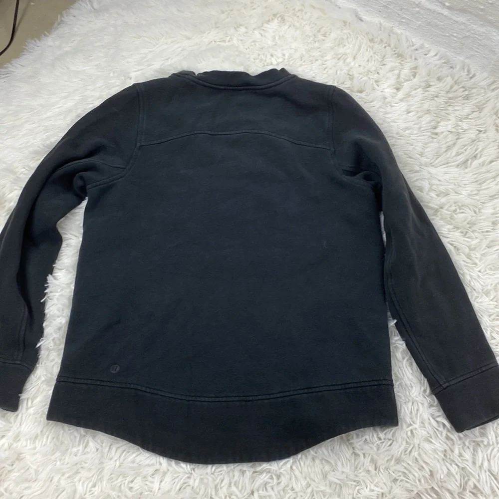Lululemon Fleece Be True Crew Black
